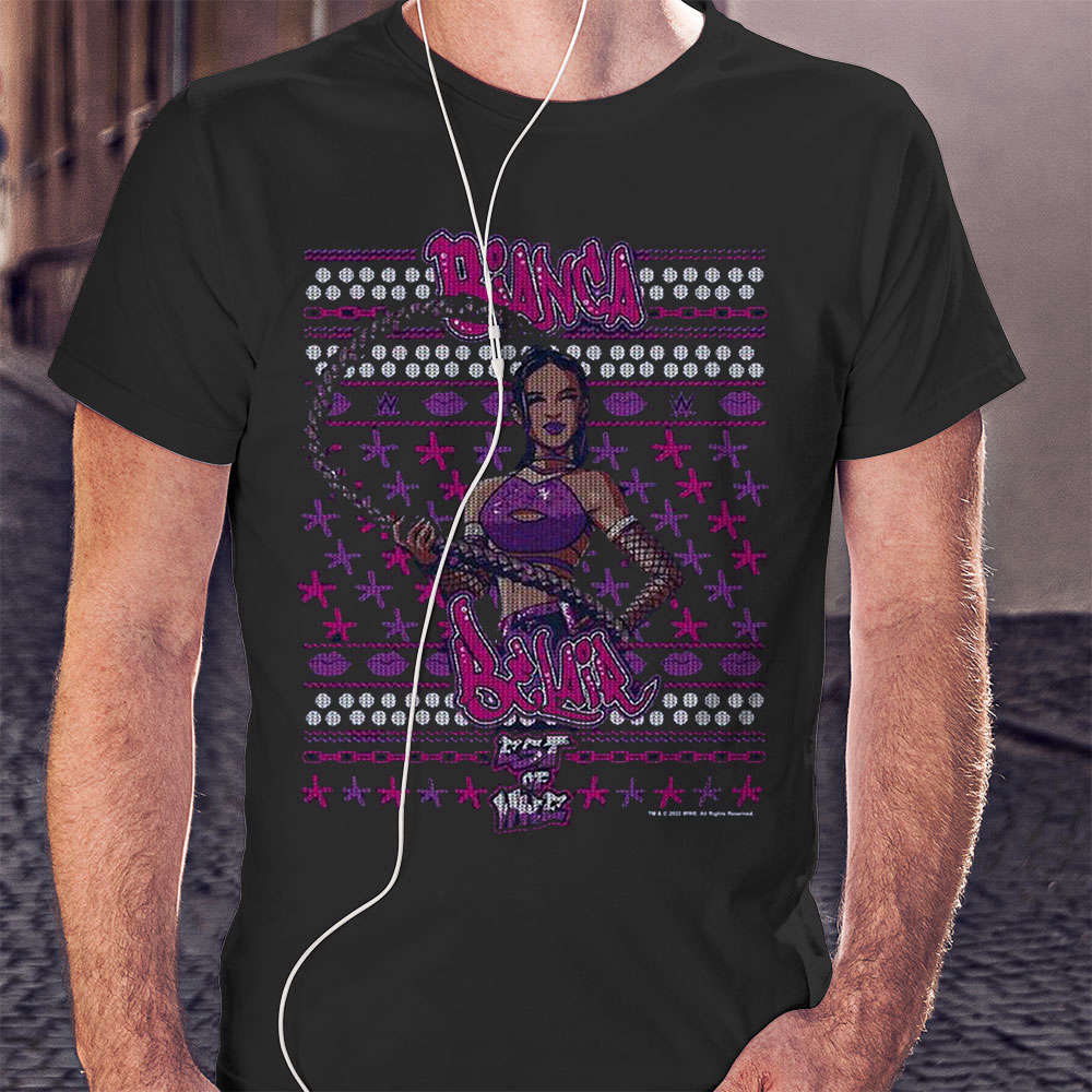 Wwe Bianca Belair Ugly Christmas Sweatshirt