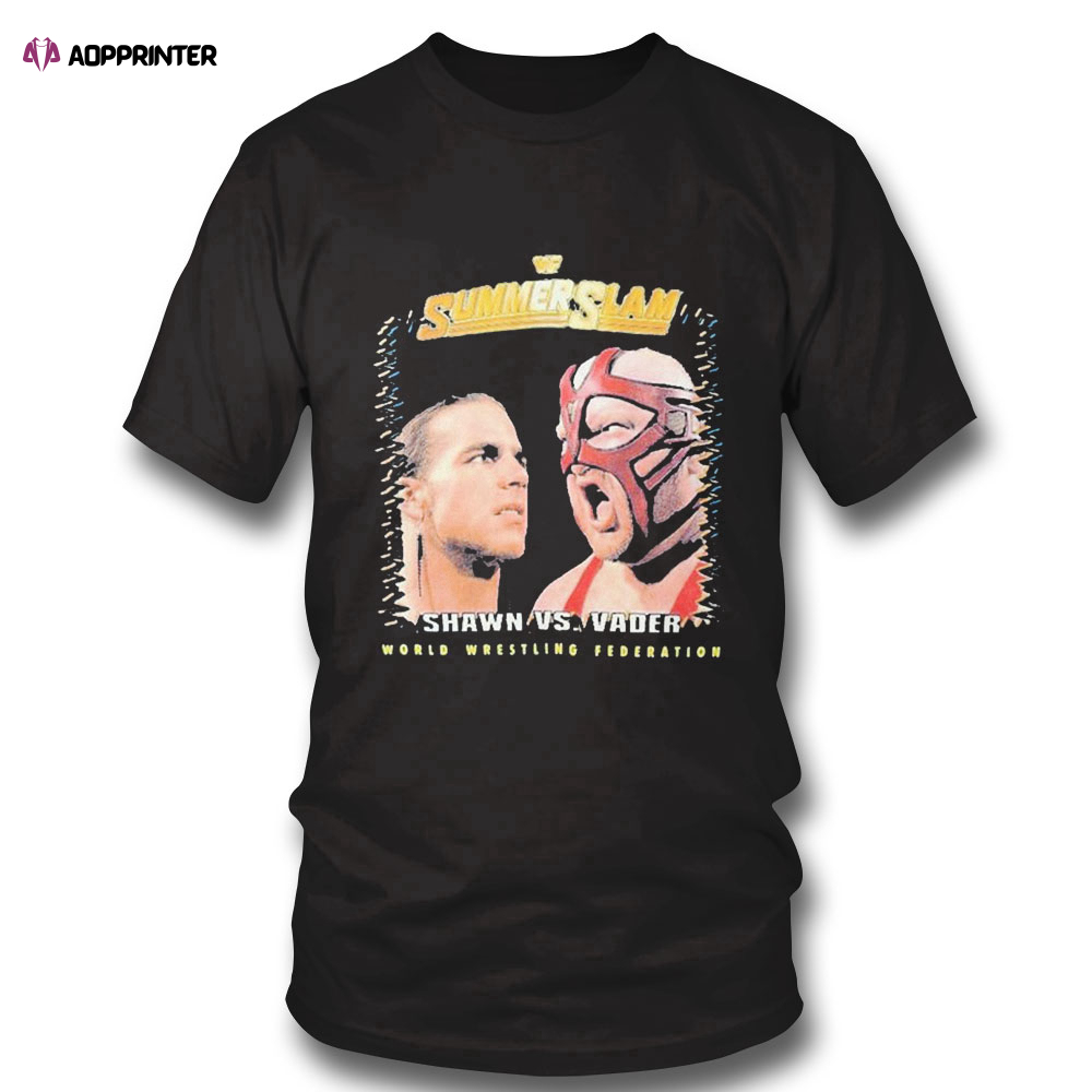 Wwe Summer Slam 1996 Shawn Michaels Vader Shirt Hoodie
