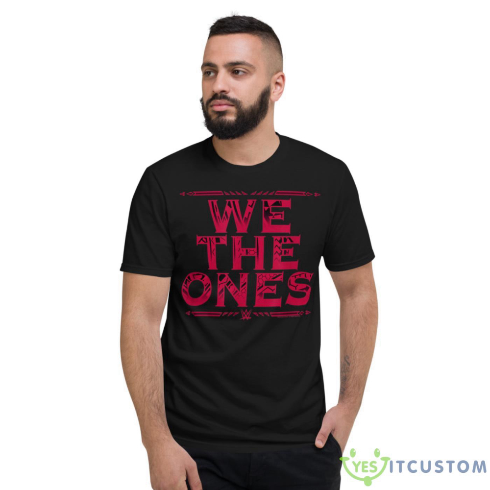 WWE The Bloodline We The Ones Blood Red Text Logo Shirt