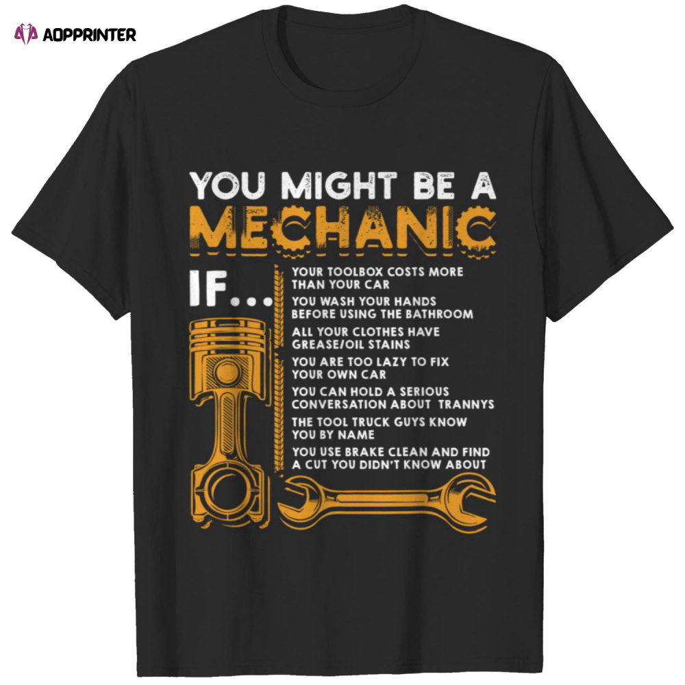 Car Guy Sport Car Mechanic T-shirt For Men And Women