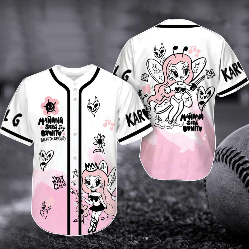 Karol G Bichota Baseball Jersey: Mana Sera Bonito Tour Shirt Concert Jersey & Gift for Fans