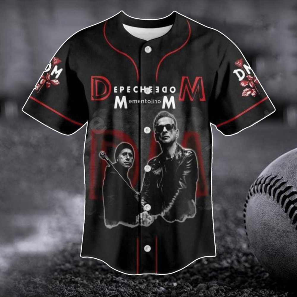 Depeche Mode Baseball Jersey: Official Tour Shirt & Merch – Rock Band Fan Gift