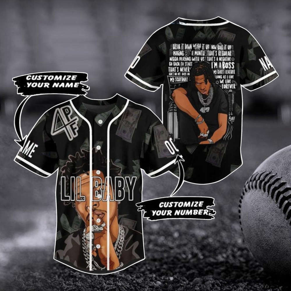 Personalized Lil Baby Baseball Jersey – Exclusive US Tour Shirt Music Concert Merch
