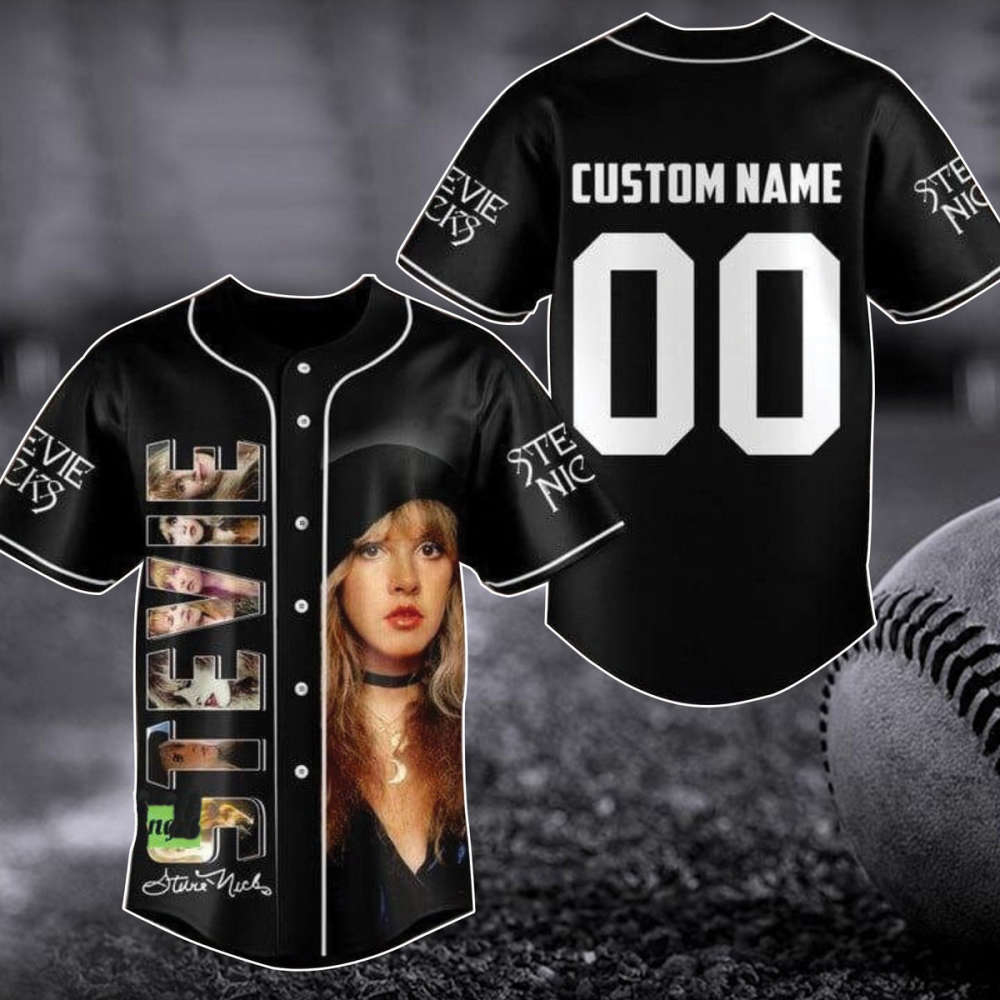 Custom Stevie Nicks Baseball Jersey – Billy Joel Two Icons Tour 2023