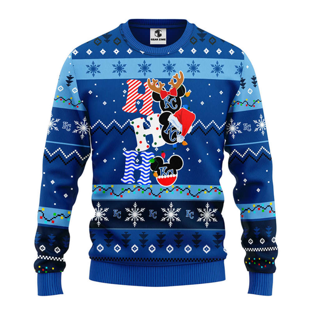 MLB Chicago Cubs HoHoHo Mickey Christmas Ugly Sweater -Christmas Noen Gift