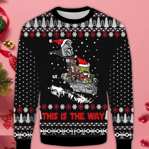 This Is The Way Baby Yoda Christmas Star Wars Ugly Christmas Sweater