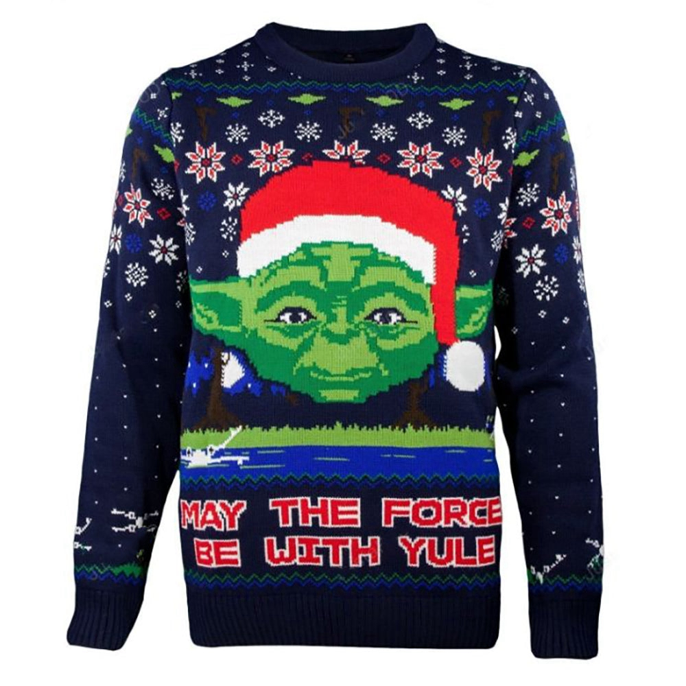 Star Wars Yoda May The Force Be With Yule Ugly Christmas Sweaters