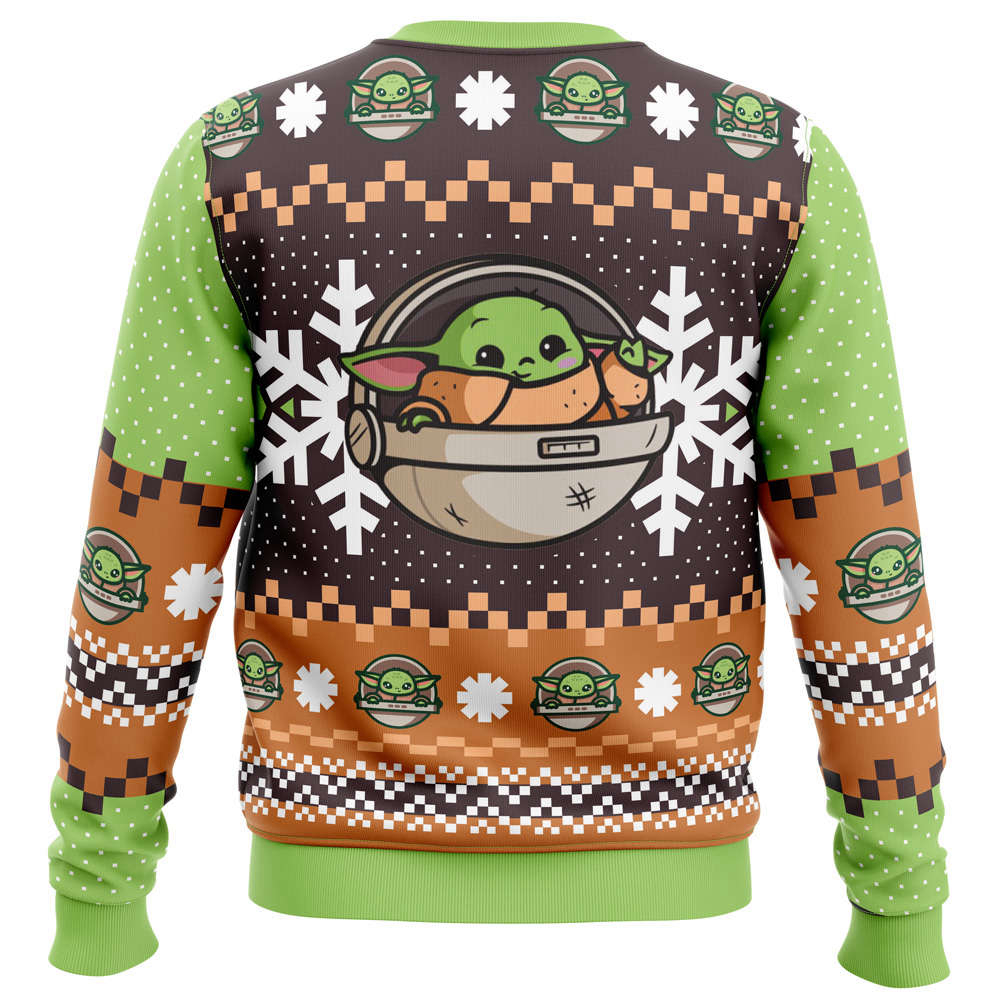 Comfimerch New Baby Yoda Star Wars Ugly Christmas Sweater