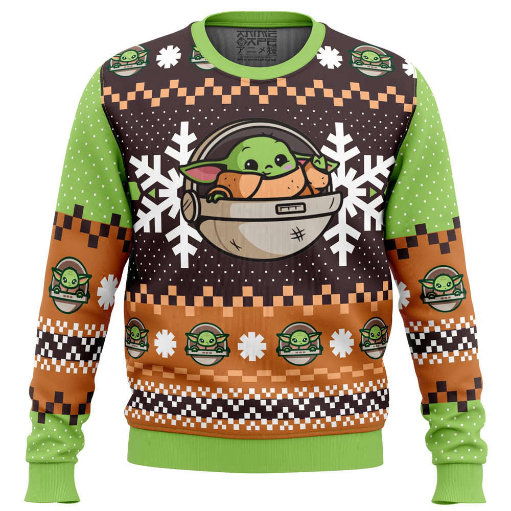 Comfimerch New Baby Yoda Star Wars Ugly Christmas Sweater