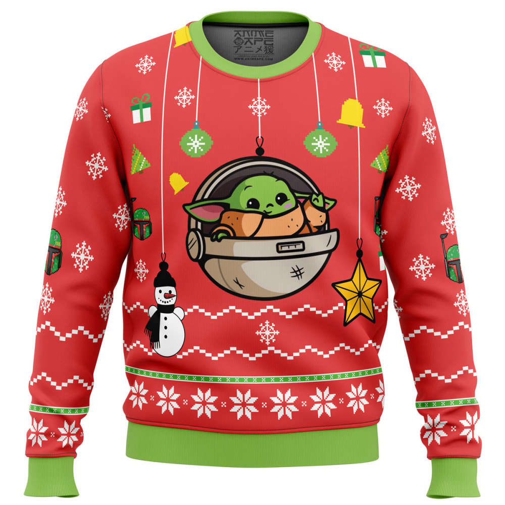 Comfimerch Baby Yoda Ugly Christmas Sweater