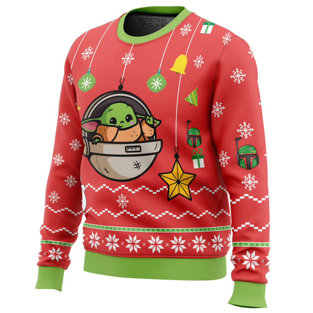 Comfimerch Baby Yoda Ugly Christmas Sweater