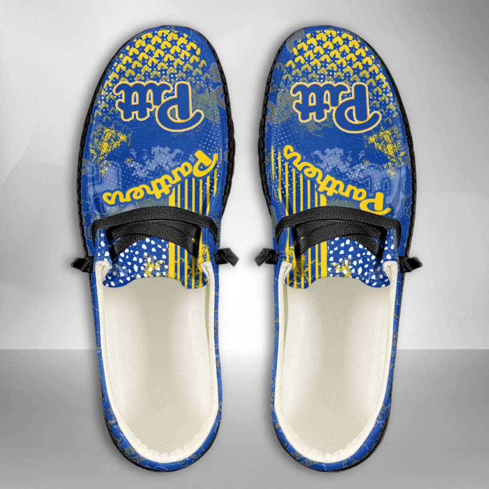 NCAA Pittsburgh Panthers Custom Name Hey Dude Shoes Fan Gift