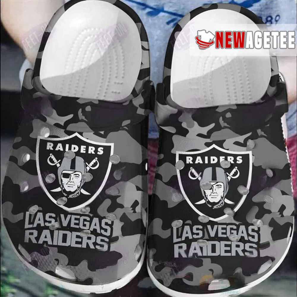 Nfl Las Vegas Raiders Custom Name Crocs Clog