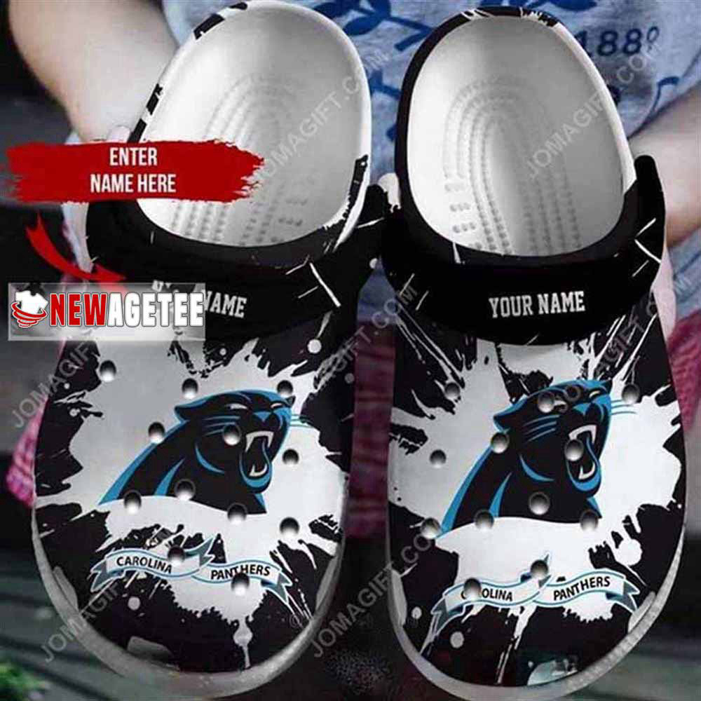 Nfl Carolina Panthers Custom Name Crocs Clog Fan Gift