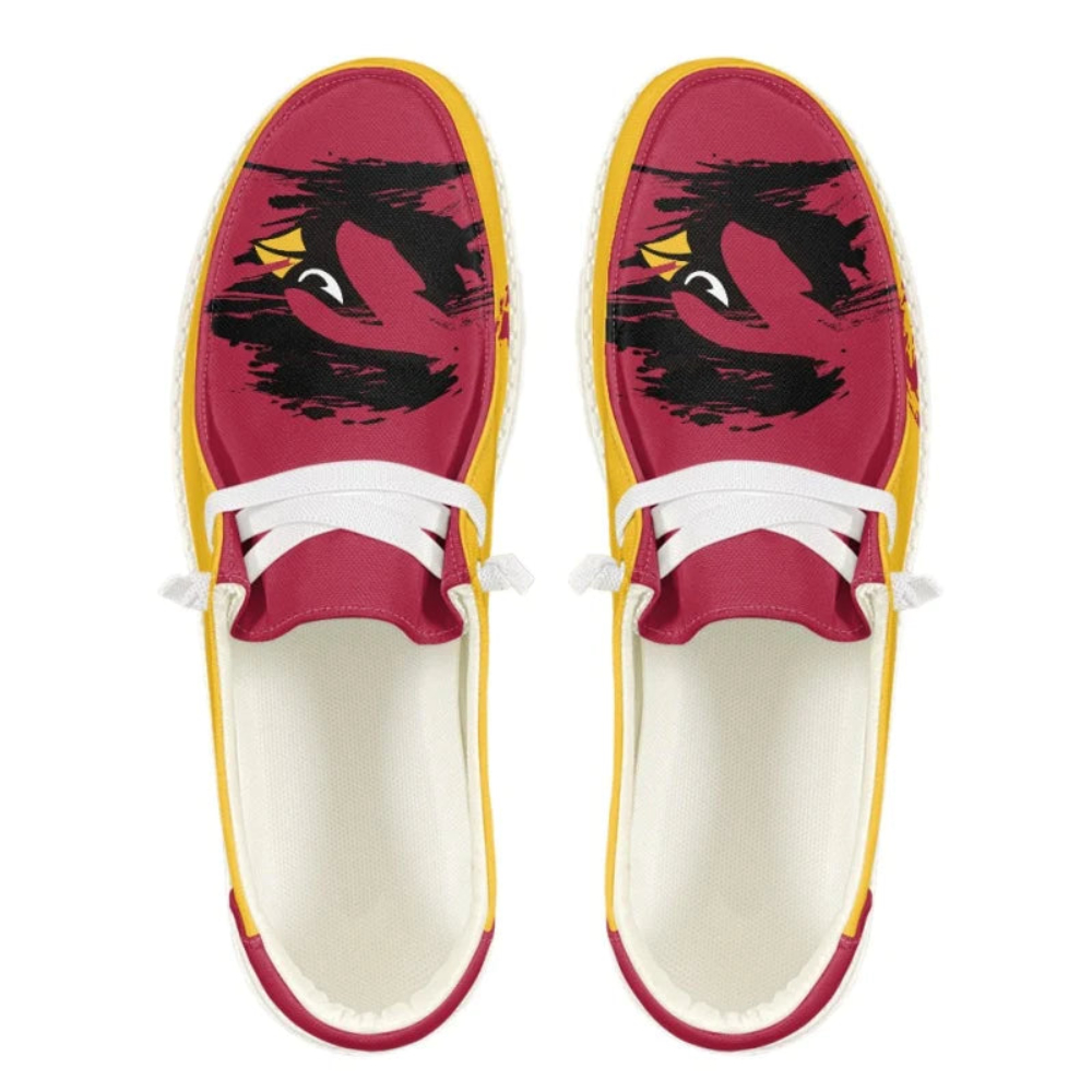 Arizona Cardinals NFL Personalized Hey Dude Sports Shoes – Custom Name Design Perfect Gift For Fans