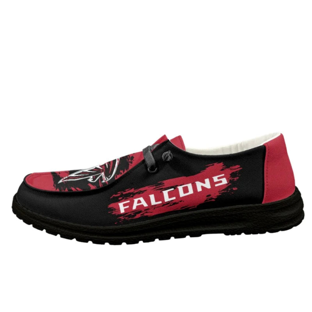 Atlanta Falcons NFL Personalized Hey Dude Sports Shoes – Custom Name Design Perfect Gift For Fans