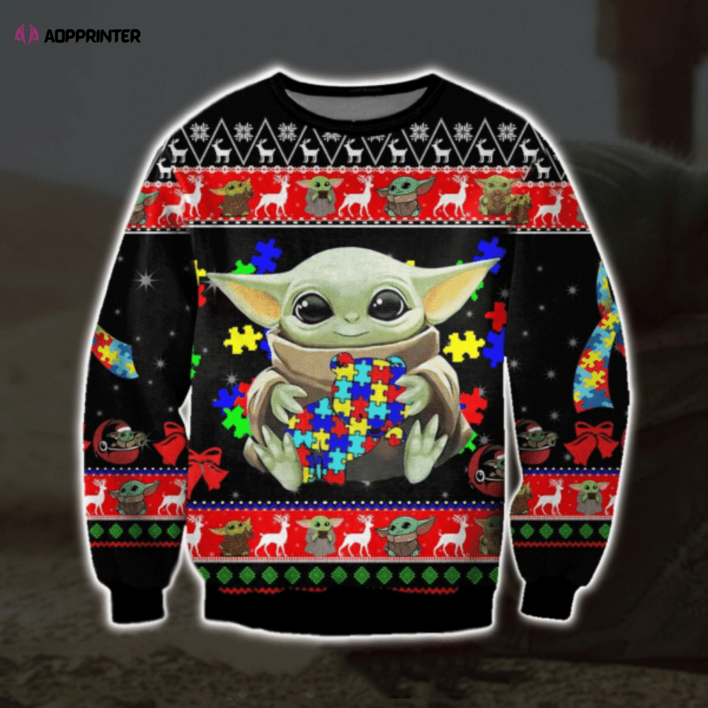 Funny Yoda Star Wars Ugly Christmas Sweater, Pew Pew Madafakas Christmas Ugly Sweater Over Print, Merry Christmas Ugly Sweatshirt Hoodie