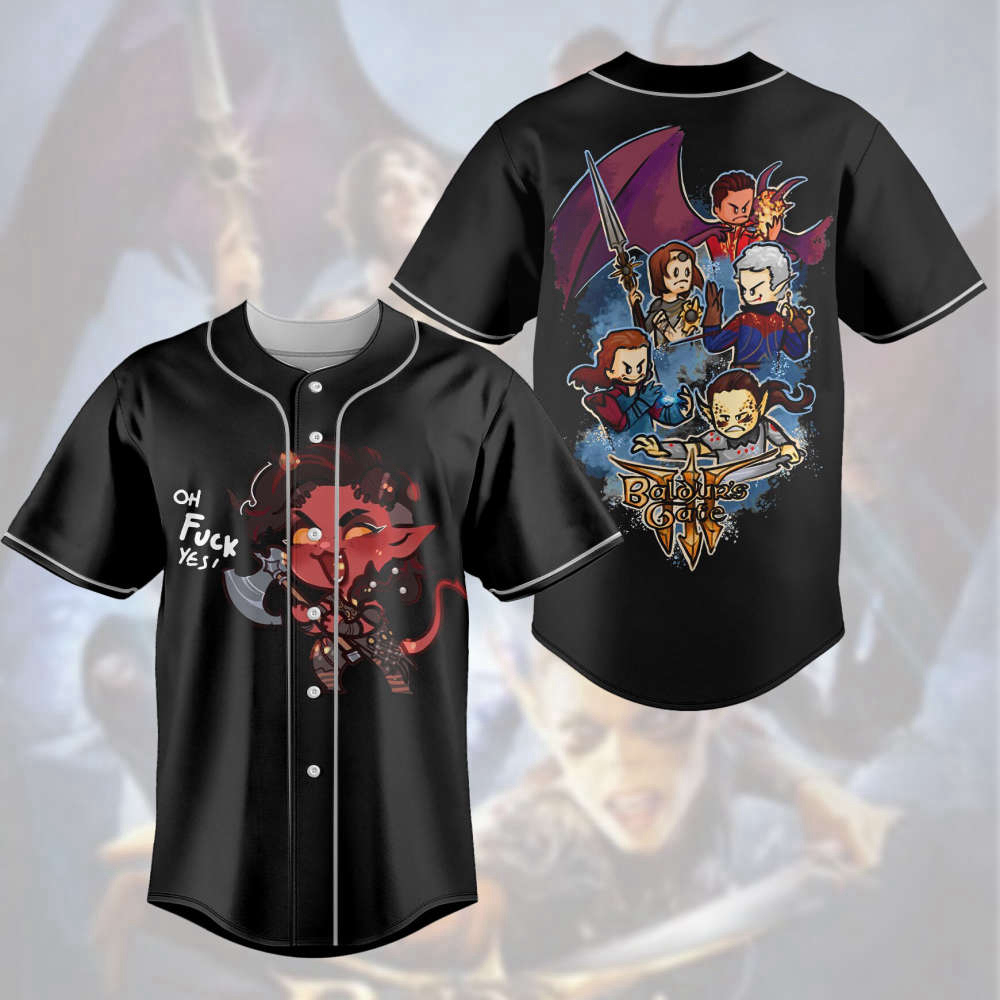 Personalized Shadow Heart Baseball Jersey Baldur s Gate 3 Shirt Astarion High Elf Rogue Dungeon Master Gift