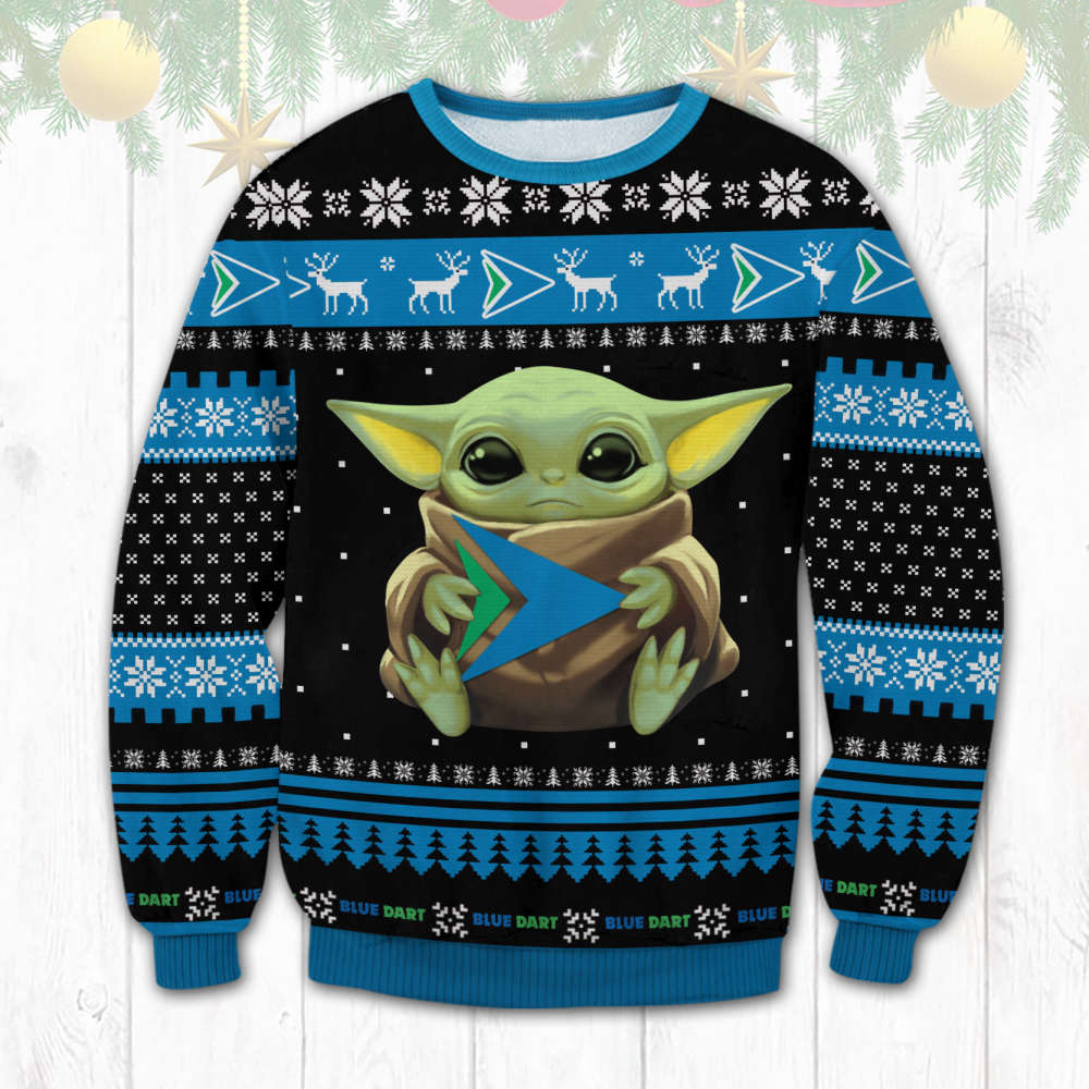 Blue Dart Baby Yoda Ugly Sweater BLD150923DHN4DKD