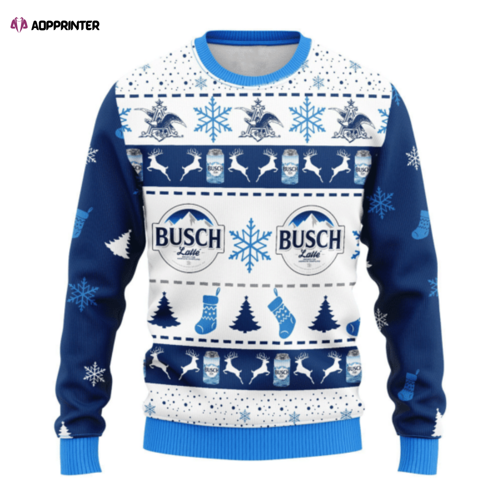 Busch Latte Beer Ugly Sweater Gifts – Perfect for Fans