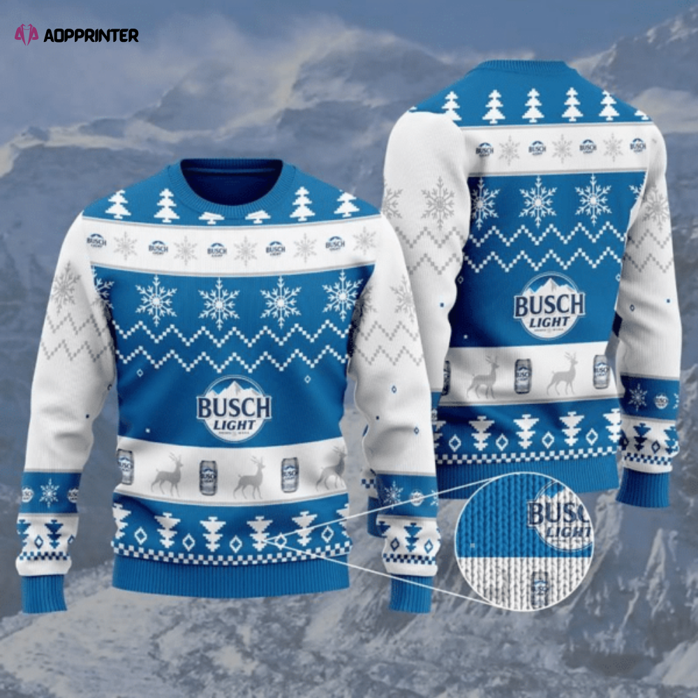 Busch Light Beer: 6 Ugly Sweater Gifts for Fans – Perfect Busch Beer Gift