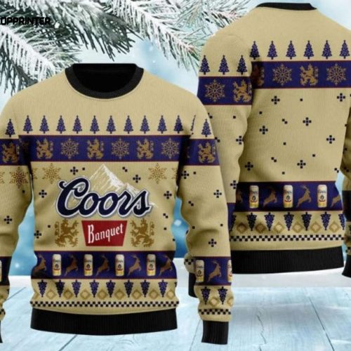 Busch Light Beer Ugly Sweater, Christmas Gift, Busch Light Beer Ugly Christmas Sweater