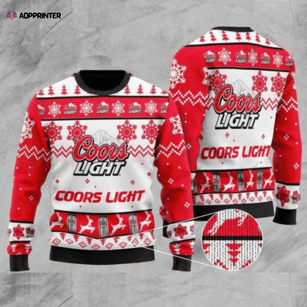 Coors Light Ugly Sweater Gifts: Perfect for Fans & Holiday Cheer