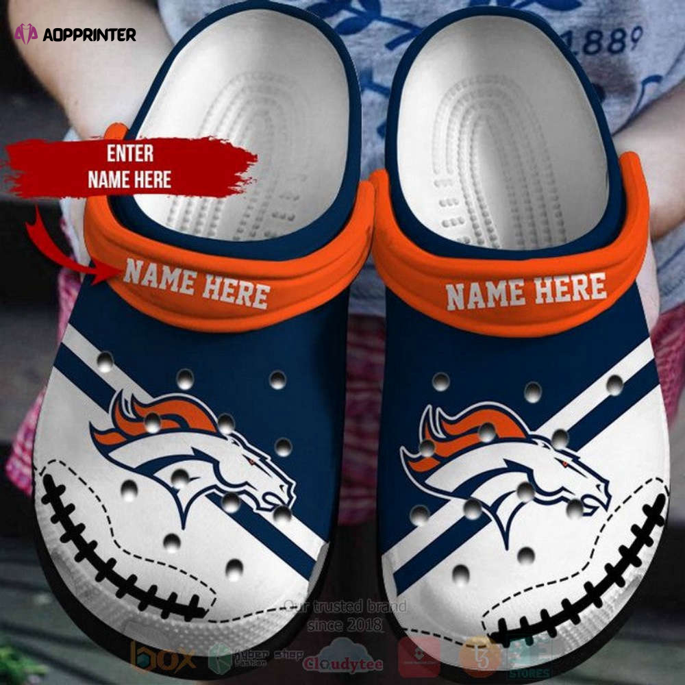 Croc Shoes – Clog Shoes Denver Broncos NFL Custom Name