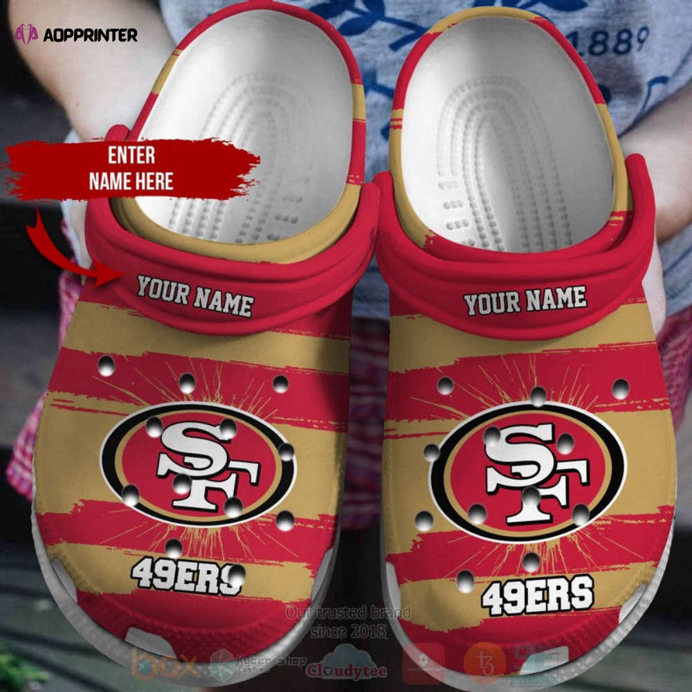 Croc Shoes – Clog Shoes San Francisco 49ers NFL Custom Name