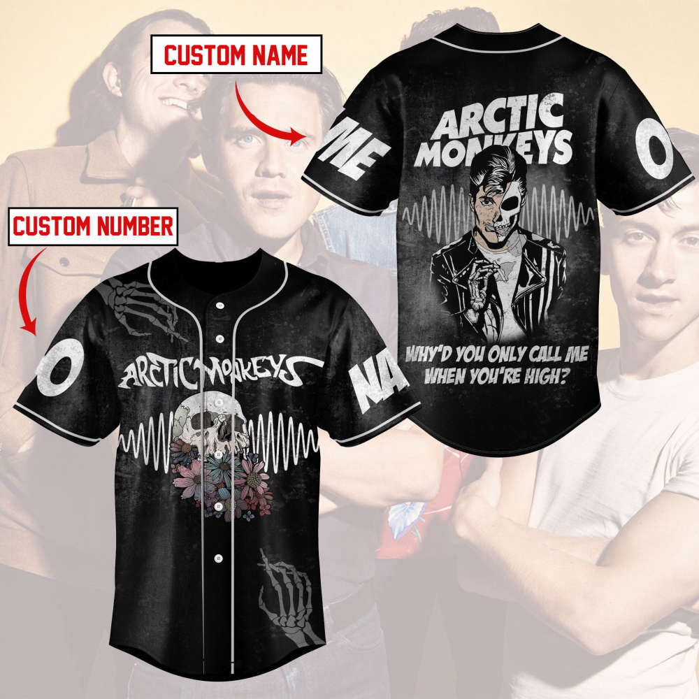 Customized Arctic Monkeys Baseball Jersey AM 2023 Tour Shirt Music Concert Merch
