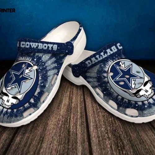 Dallas Cowboys Grateful Dead Skull Crocs