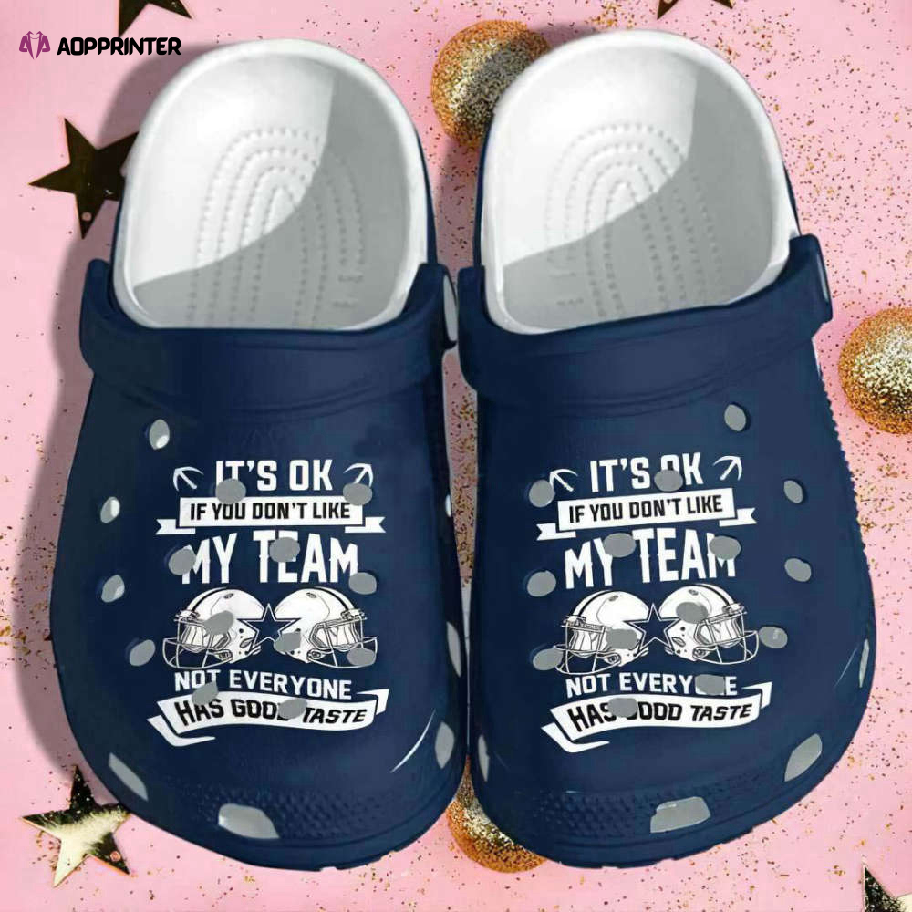 Dallas Cowboys My Team Crocs, Gift For Fan