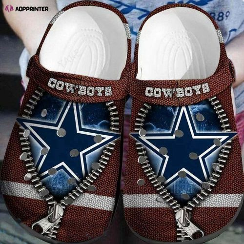 Dallas Cowboys Zip Big Logo Crocs