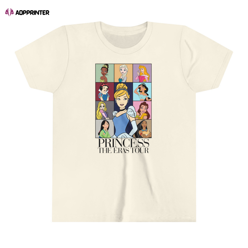 Elevate Your Style with Youth Short Princess Eras Tour T-Shirt