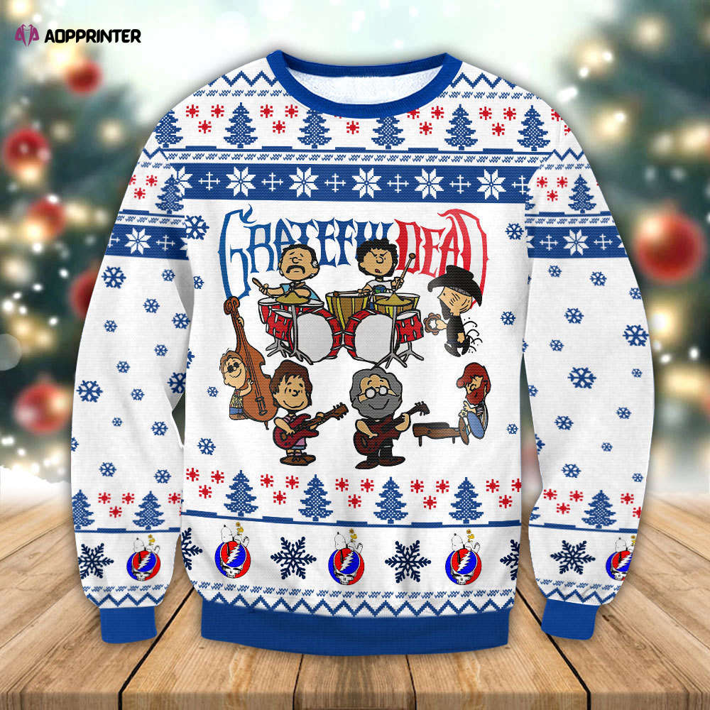 Grinch And Snoopy Christmas Ugly Sweater Mens