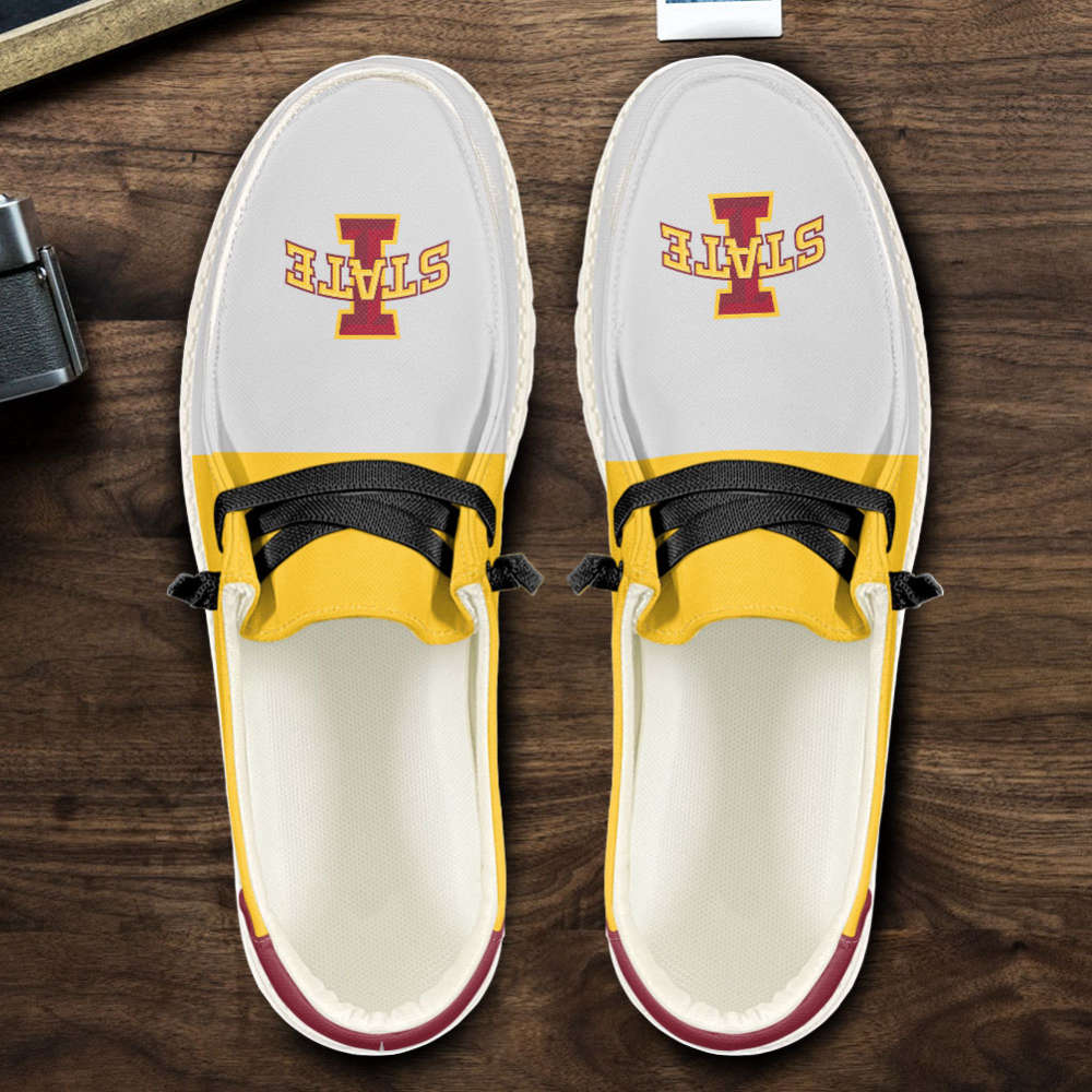 Iowa State Cyclones Personalized Hey Dude Sports Shoes – Custom Name Design Perfect Gift