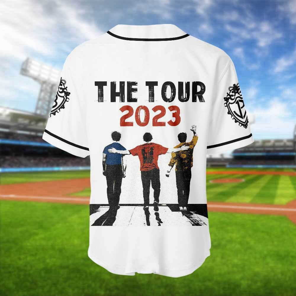 Jonas Brothers Tour 2023 Baseball Jersey: 5 Album Concert Shirt Joe Jonas Merch – Perfect Gift for Fans!
