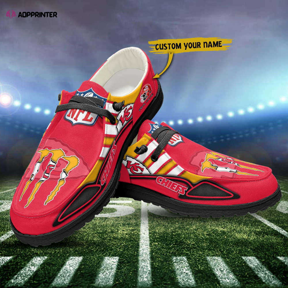 Kansas City Chiefs Hey Dude Shoes Loafer Shoes Custom Your Name Fan Gift