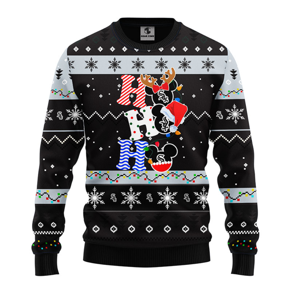 MLB New York Mets HoHoHo Mickey Christmas Ugly Sweater -Neon GIft