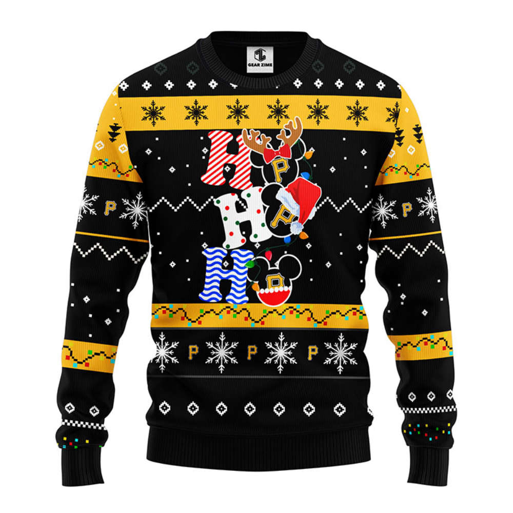 MLB Philadelphia Phillies HoHoHo Mickey Christmas Ugly Sweater -Neon GIft
