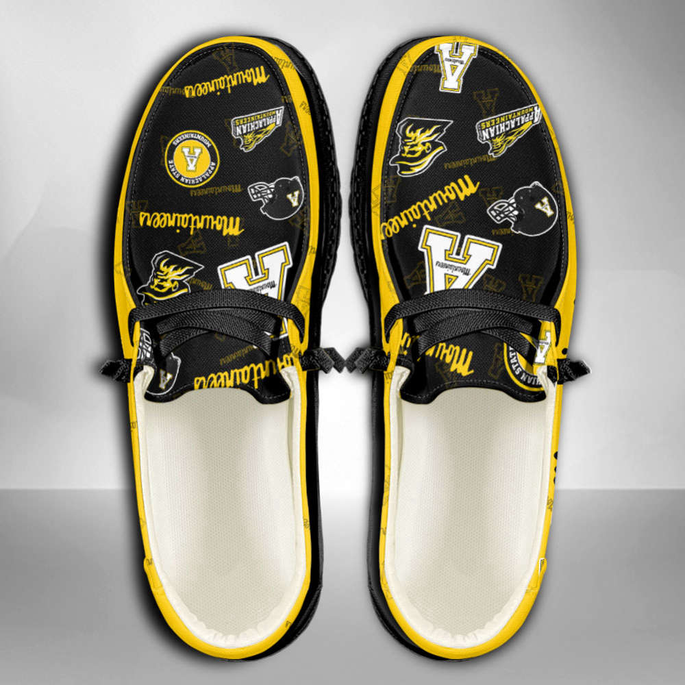 NCAA Appalachian State Mountaineers Custom Name Hey Dude Shoes Fan Gift