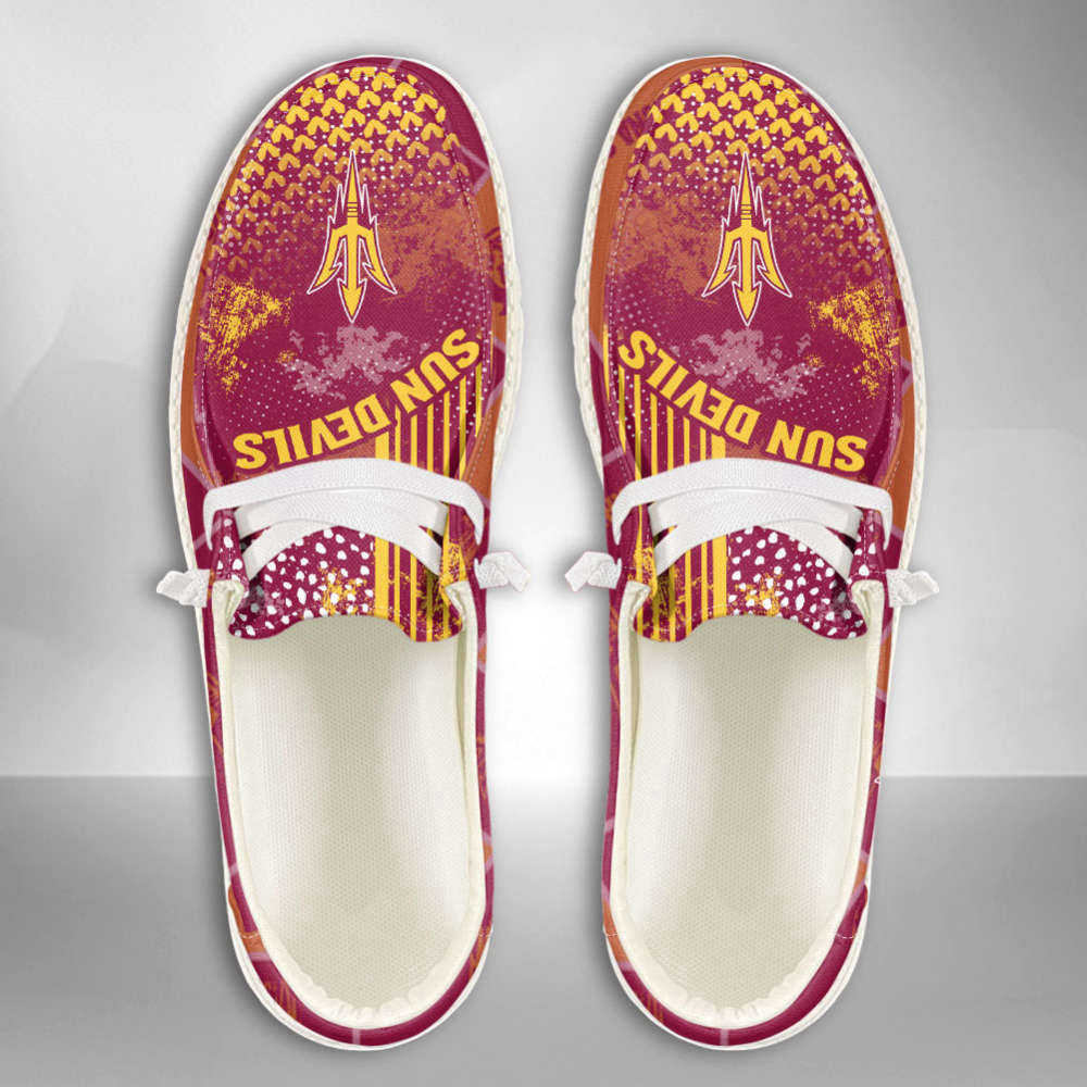 NCAA Arizona State Sun Devils Custom Name Hey Dude Shoes Fan Gift Exclusive