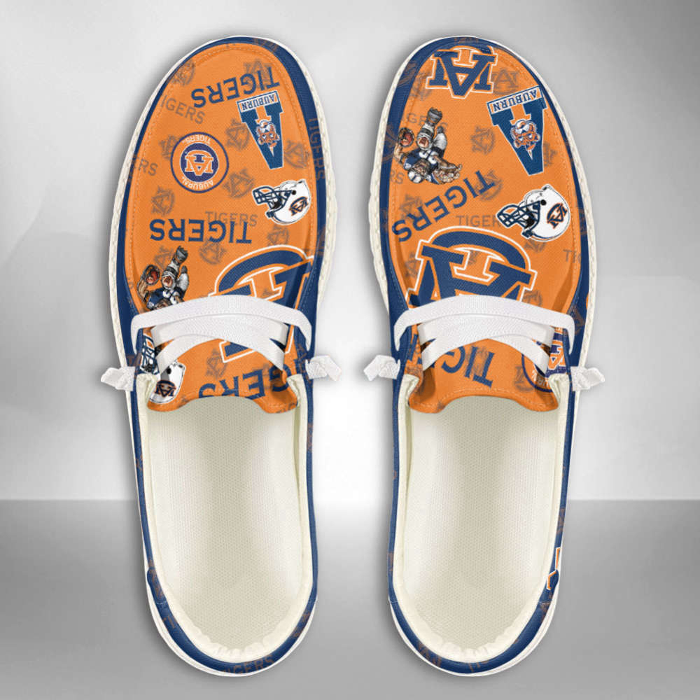 NCAA Auburn Tigers Custom Name Hey Dude Shoes 01 Fan Gifts