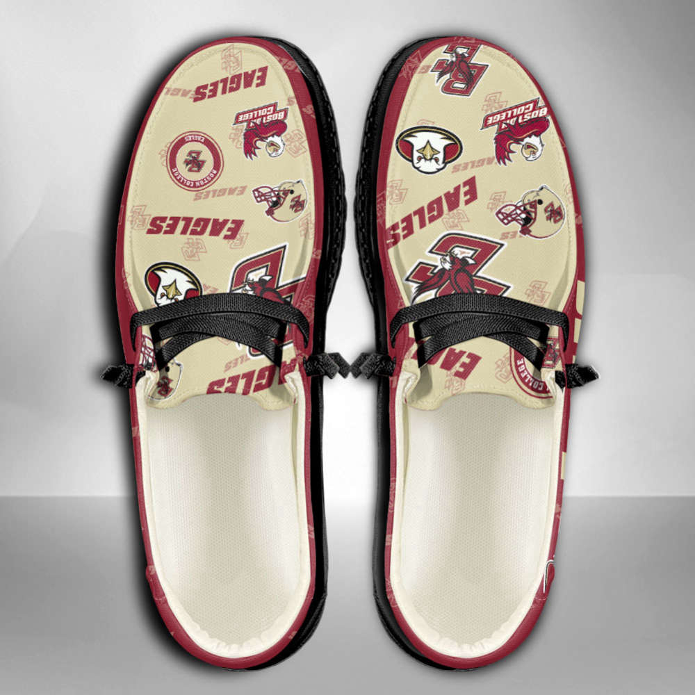 NCAA Boston College Eagles Custom Name Hey Dude Shoes Fan Gift