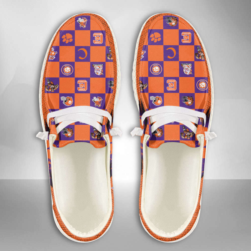 NCAA Clemson Tigers Custom Name Hey Dude Shoes Christmas Gift