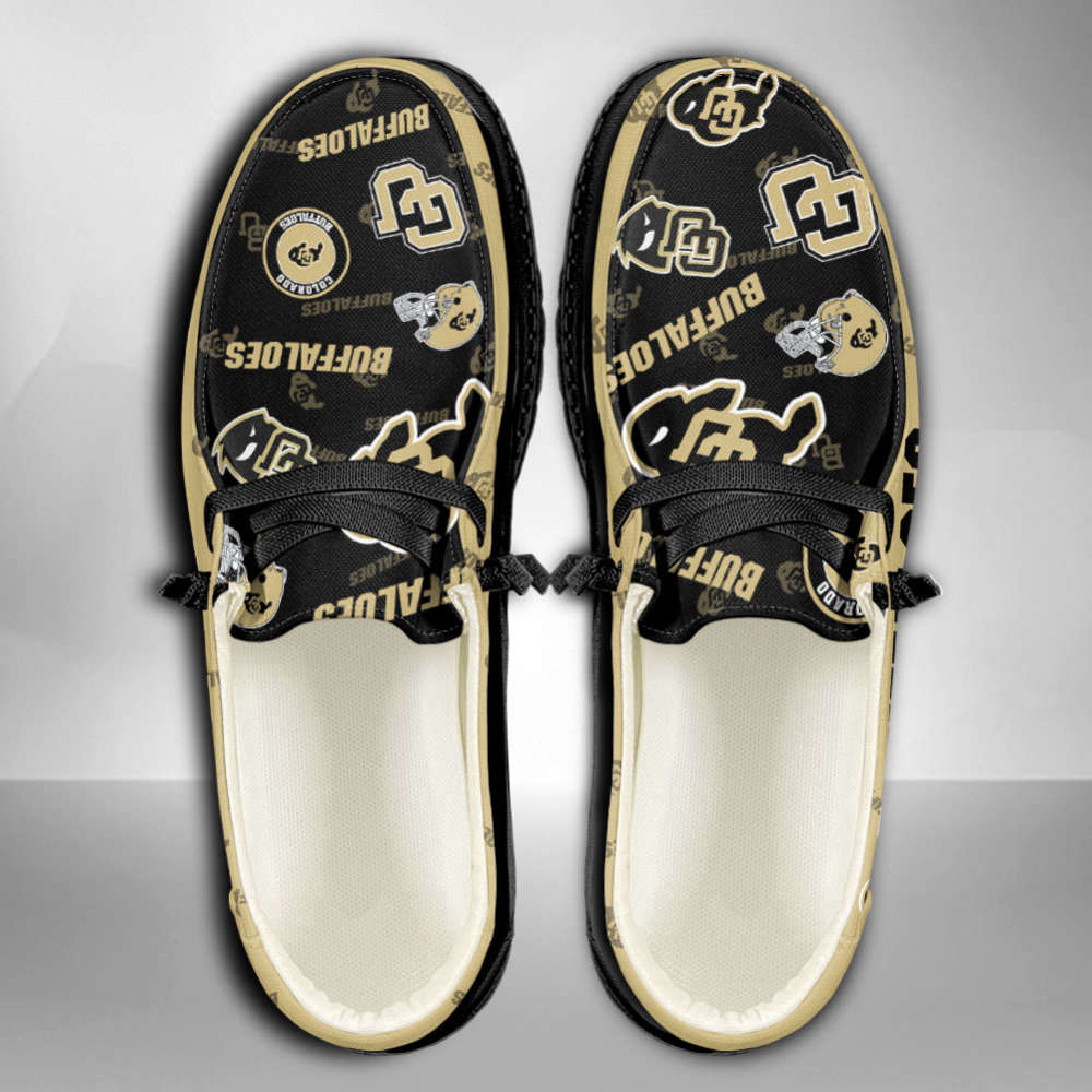 NCAA Colorado Buffaloes Custom Name Hey Dude Shoes Fan Gift