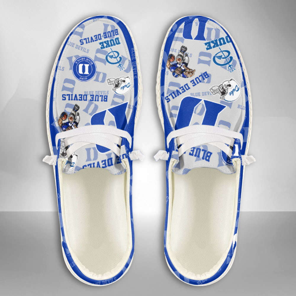 NCAA Duke Blue Devils Custom Name Hey Dude Shoes 01 Fan Gifts