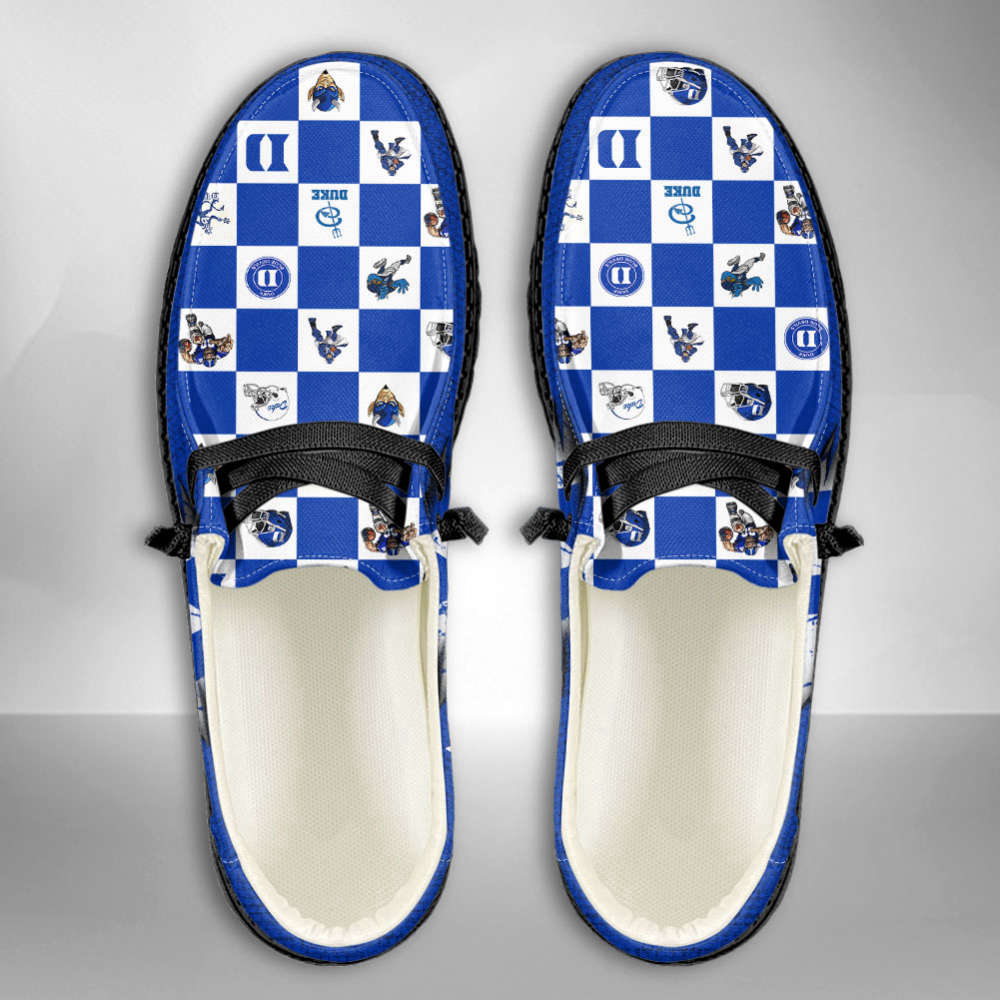 NCAA Duke Blue Devils Custom Name Hey Dude Shoes Fan Gift