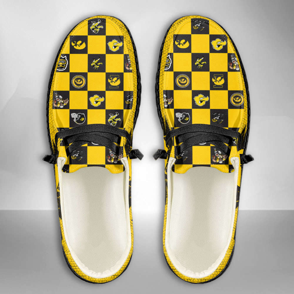 NCAA Iowa Hawkeyes Custom Name Hey Dude Shoes Fan Gift