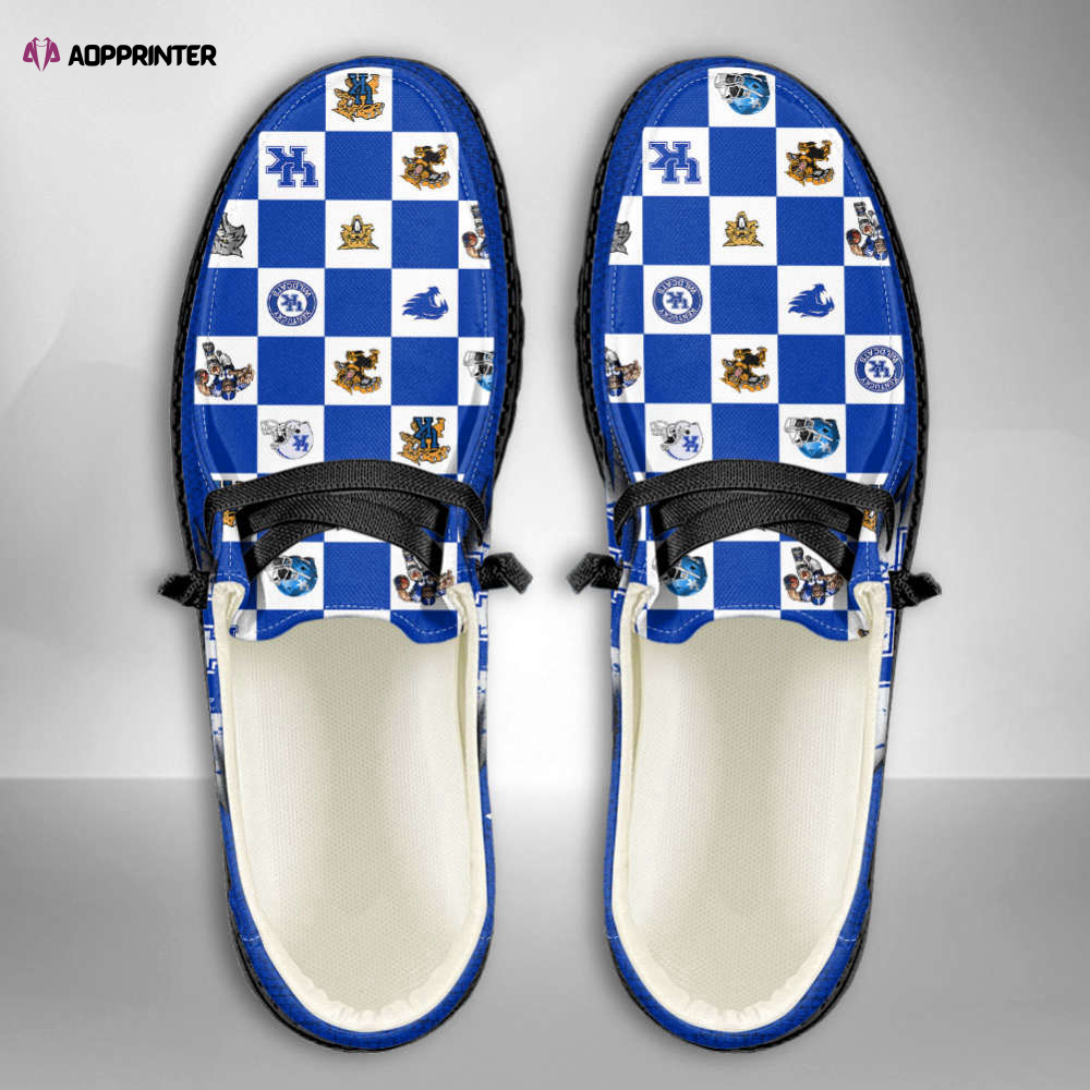 NCAA Kentucky Wildcats Custom Name Hey Dude Shoes Fan Gift